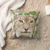 写真lynx,猫,動物。装飾用クッション クッション (ブランケット)