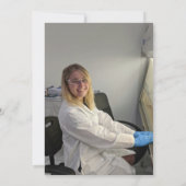 写真MD医学博士の卒業式 招待状 (裏面)