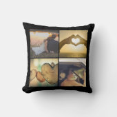 写真monogramedコラージュ クッション (正面)