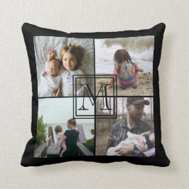 写真monogramedコラージュ クッション