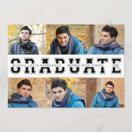 写真Oppの伝統的な卒業の発表 案内状