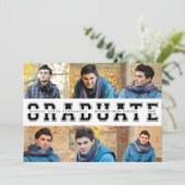 写真Oppの伝統的な卒業の発表 案内状 (スタンド正面)
