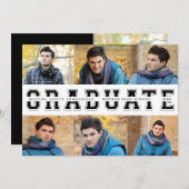 写真Oppの伝統的な卒業の発表 案内状 (正面/裏面)