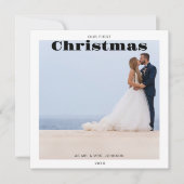 写真Our初めてのクリスマスホリデーカード シーズンカード (正面)