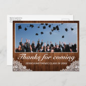 写真Pのための感謝してい木とレ来ースの卒業 ポストカード (正面/裏面)