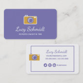 写真Paparazziフォトグラファーの名刺 名刺 (正面/裏面)