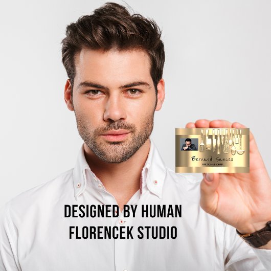 写真QRコードを使用して料理ブランドを向上 名刺