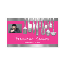 写真QRコードパーソナルシェフ料理ピンク