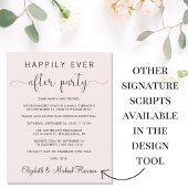 写真QRコードピンクの結婚式招待状