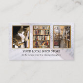 写真QRコードブックスリテールビジネスカード 名刺 (正面)