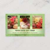 写真QRコードローカル小売り名刺 名刺 (正面)