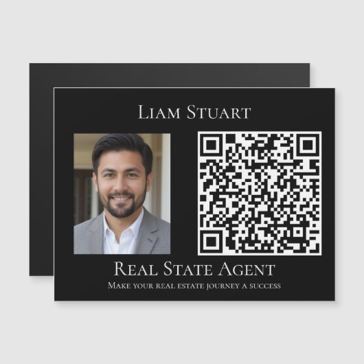 写真QRコード事業会社大 (正面/裏面)