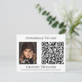 写真QRコード事業会社大 ポストカード (スタンド正面)