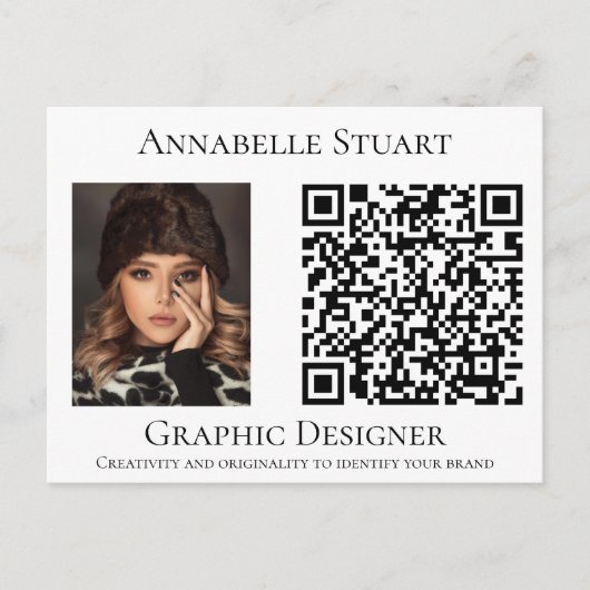 写真QRコード事業会社大 ポストカード (正面)