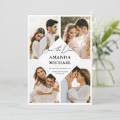 写真QRコード日付の保存招待状 招待状 (スタンド正面)