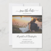 写真QRコード結婚式の日付の保存 (正面)