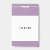 写真QR CODEロ企業のゴ名の従業員ID バッジ (Back)