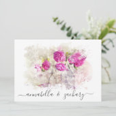 *~*写真RSVP QR AR26ヴィンテージウェディング 招待状 (スタンド正面)