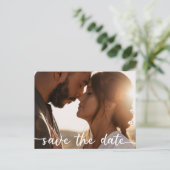 写真Save the Dateはがき – Terracotta ポストカード (スタンド正面)