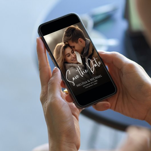 写真Save the Date エレガント Classy Writhic セーブザデート