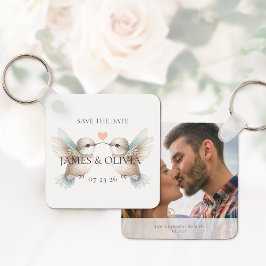 写真Save the Date 結婚's Themed Keychain キーホルダー