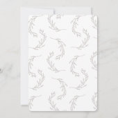 写真Save The Date Card Boho ミニマル 結婚's セーブザデート (裏面)