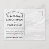 写真Save the Date foreverフローラ 案内ポストカード (裏面)