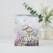 写真Save the Date foreverフローラ 案内ポストカード (スタンド正面)