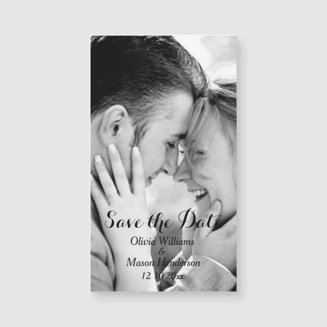 写真Save the Date Magnet (正面)