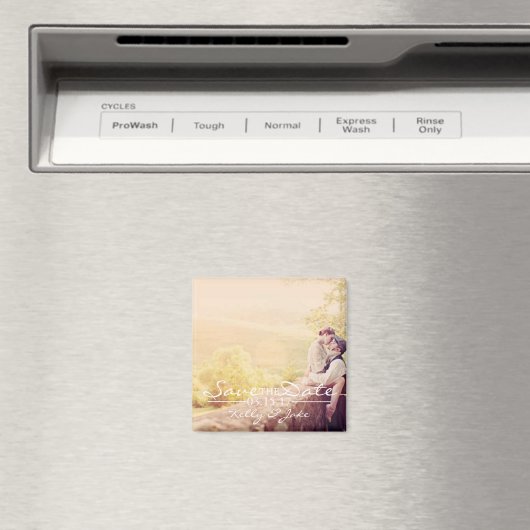 写真Save the Date Magnet マグネット (インサイチュ (食洗機))