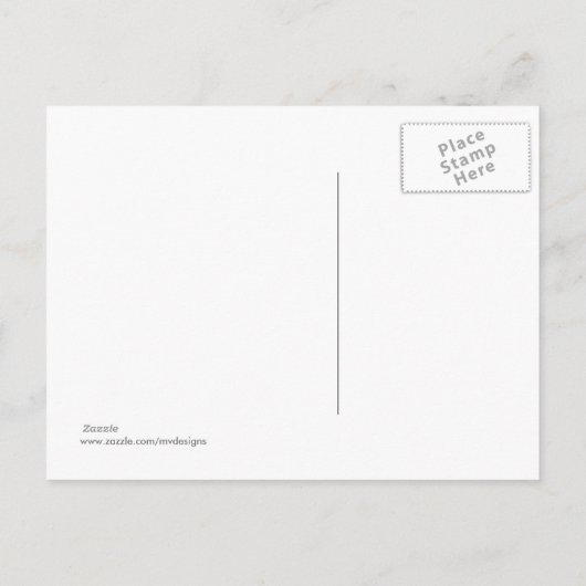 写真Save The Date Summerビーチ結婚式はがき 案内ポストカード (裏面)