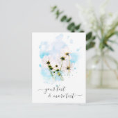 *~*写真SKYピンクの花フローラAR15 ポストカード (スタンド正面)