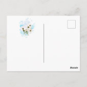 *~*写真SKYピンクの花フローラAR15 ポストカード (裏面)