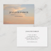 写真Visitencarte名刺 名刺 (正面/裏面)