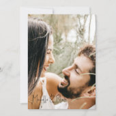 写真Wispy Bohoフローラ結婚式の日付を保存 セーブザデート (正面)