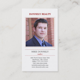 写縁ど真名刺（破線） -赤 名刺