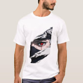 写輪眼アニメTシャツ | ニンジャスタイルグラフィック Tシャツ (正面)