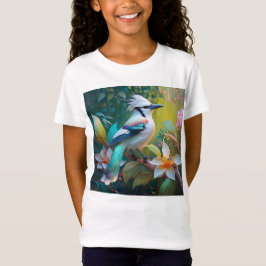 冠のあるカンムリカケス Tシャツ