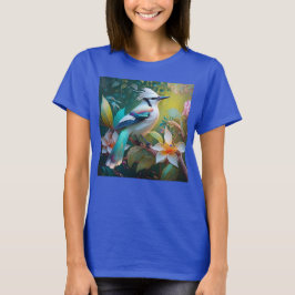 冠のあるカンムリカケス Tシャツ
