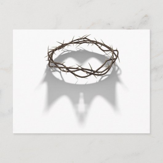 冠の影を持つ棘の冠 ポストカード (正面)