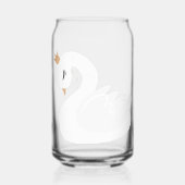 冠をかぶった白鳥 ガラス缶 (裏面)