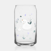 冠をかぶった白鳥 ガラス缶 (裏面)