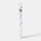 冠をかぶった白鳥 iPhoneケース (左側面)