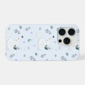 冠をかぶった白鳥 iPhoneケース (裏面横)