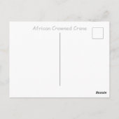 冠クレーン ポストカード (裏面)