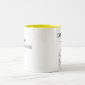 冠状動脈バイパス外科生存者のマグ ツートーンマグカップ (中央)