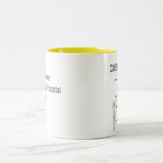 冠状動脈バイパス外科生存者のマグ ツートーンマグカップ (中央)