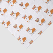 冠王室の付きコルギ犬 薄葉紙 (詳細)