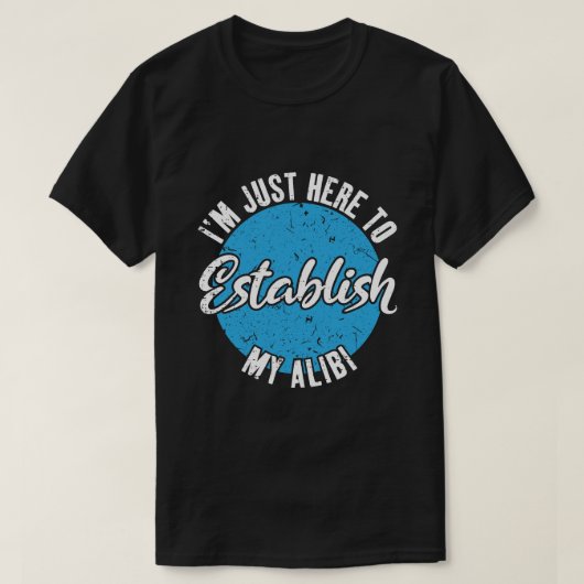冤罪を晴らす 面白い皮肉な引用ギフト Tシャツ (デザイン正面)