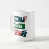 冤罪クリスマス コーヒーマグカップ (正面左)